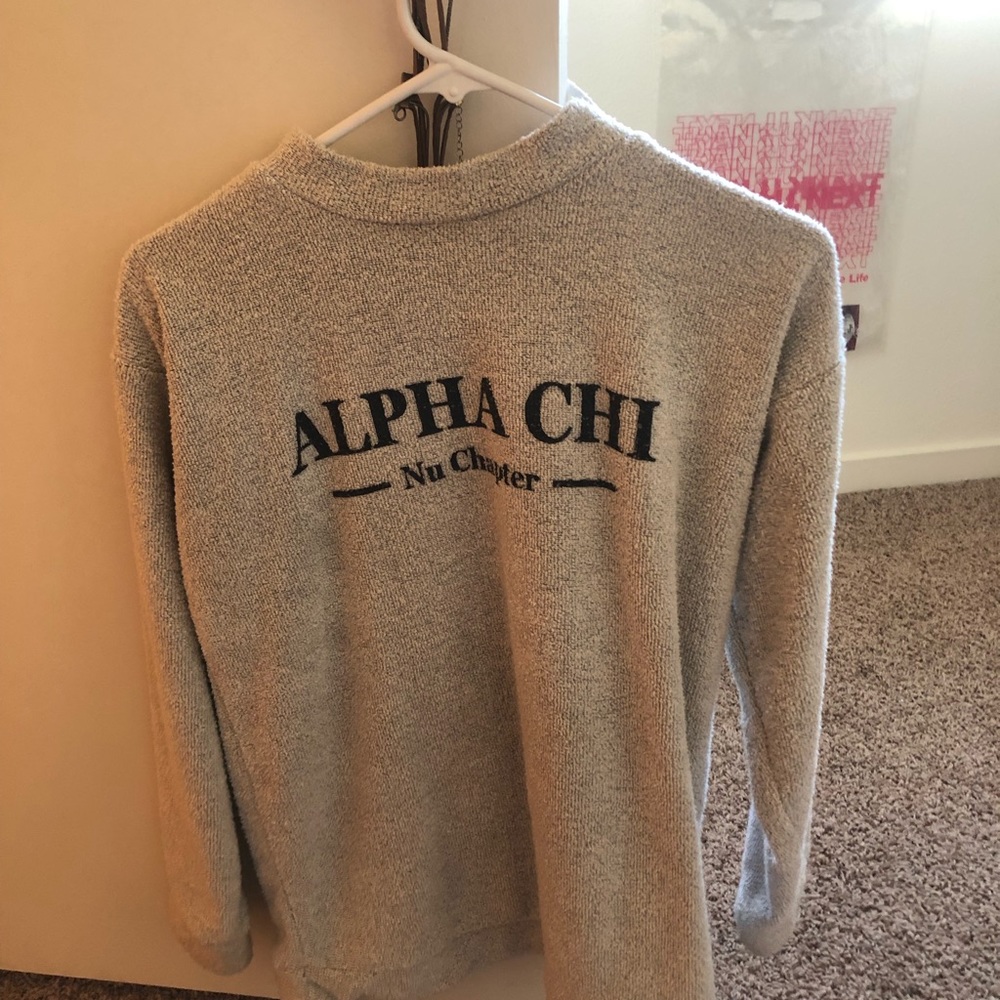 Alpha chi crew neck